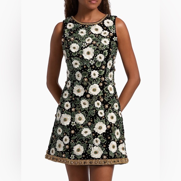 Alice And Olivia New Lindsey Embellished Gown Size 4 $1,995.00 - Picture 8 of 16